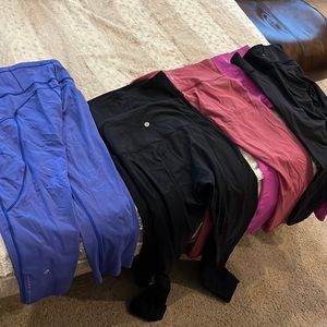 Bundle of Lululemon size 8 leggings